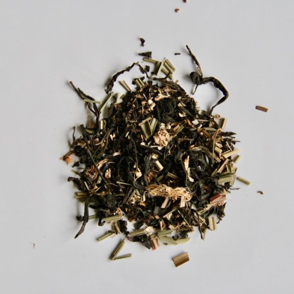 Oolong indien avec du gingembre et de la citronnelle