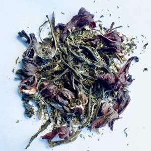 Thé vert indien fleuri et rafraîchissant
